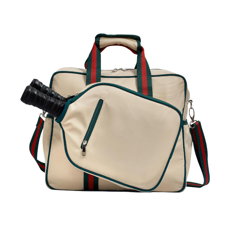 Large Capacity Sports Crossbody Gym Bag W/ Pickleball Cover