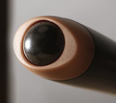 Massage Scalable Stainless Steel Double Bar Anti Rotation Back Scratcher W/ Roller Beads