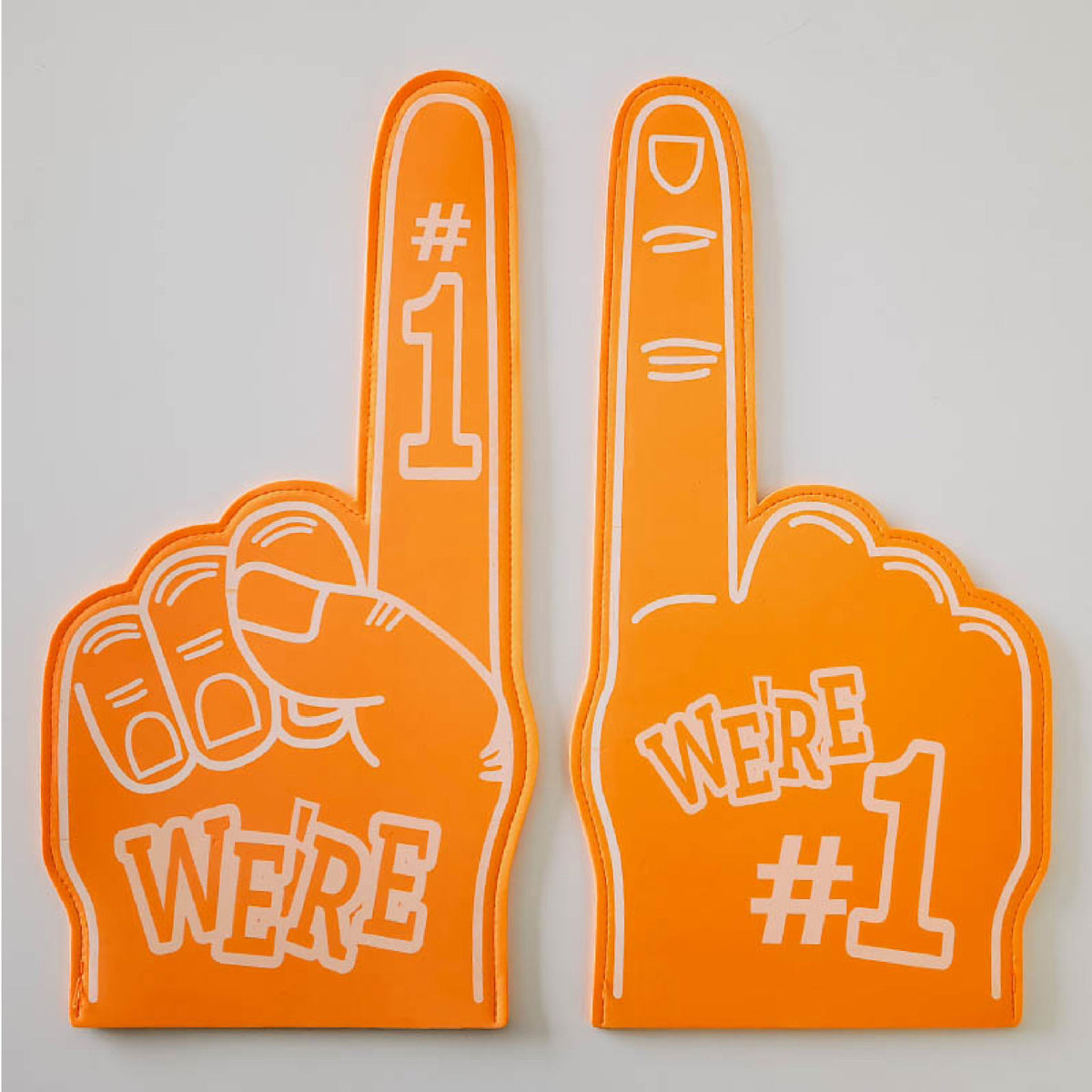18" Eva Foam Finger for Sports Celebration Pom Poms Cheerleading Sports Fan Giant Foam Hand