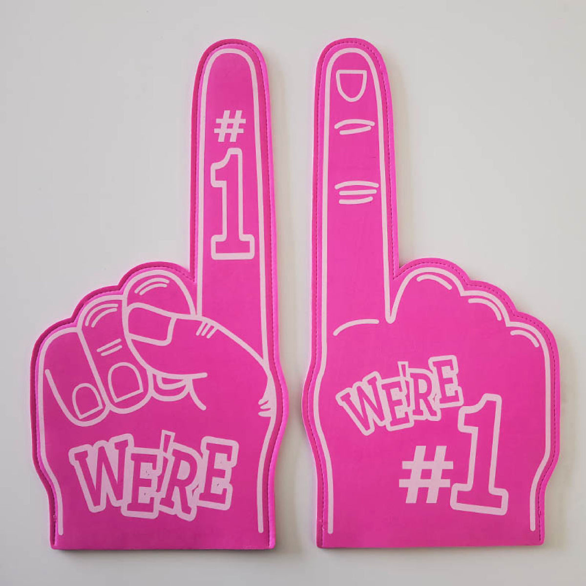 18" Eva Foam Finger for Sports Celebration Pom Poms Cheerleading Sports Fan Giant Foam Hand