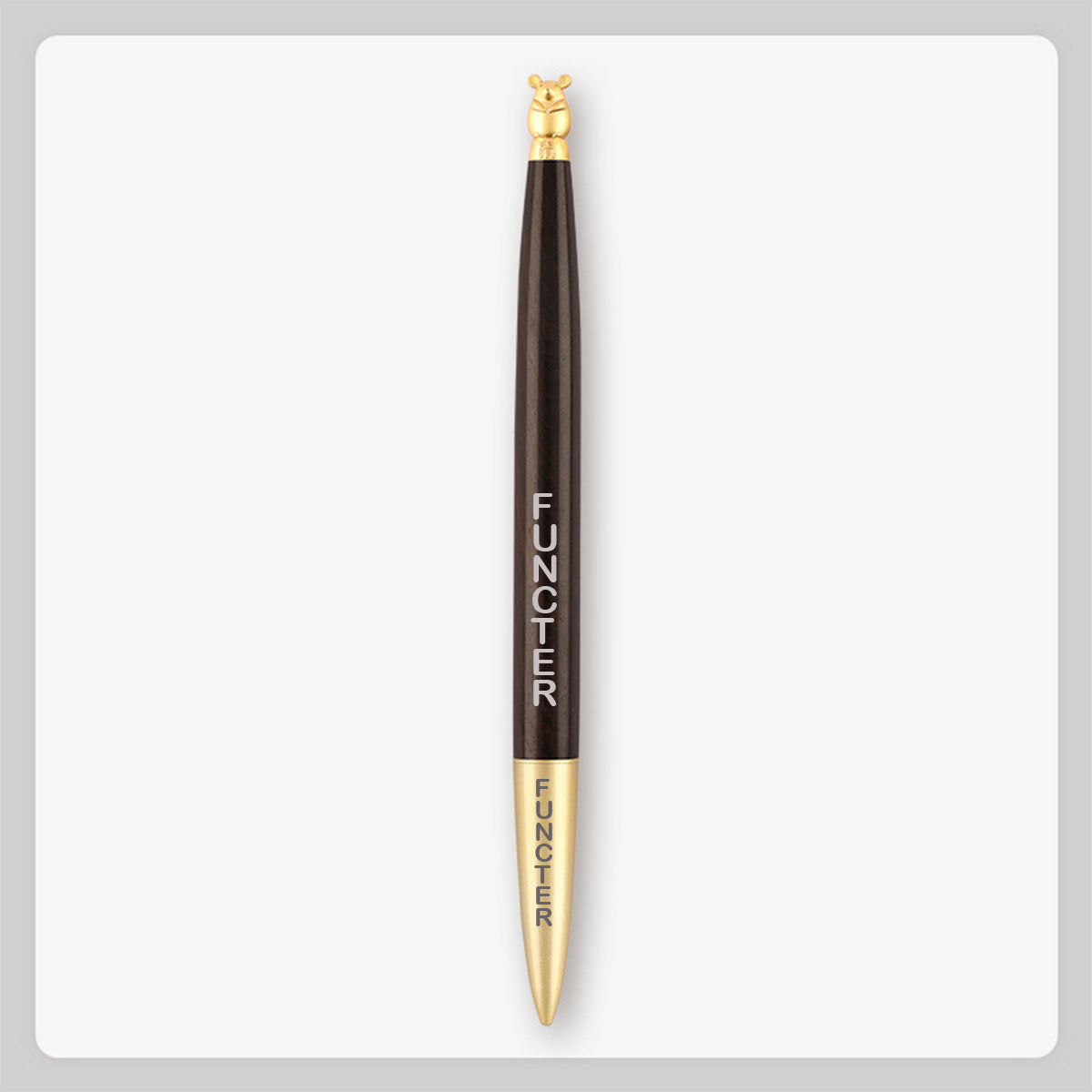 Zi Rat Brass Black Sandalwood Ballpoint Pen for Business
