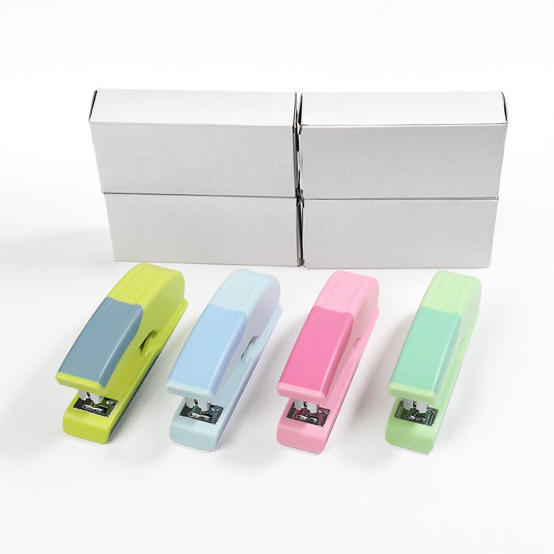 Labor Saving Macaron Color Office Using Handheld Stapler