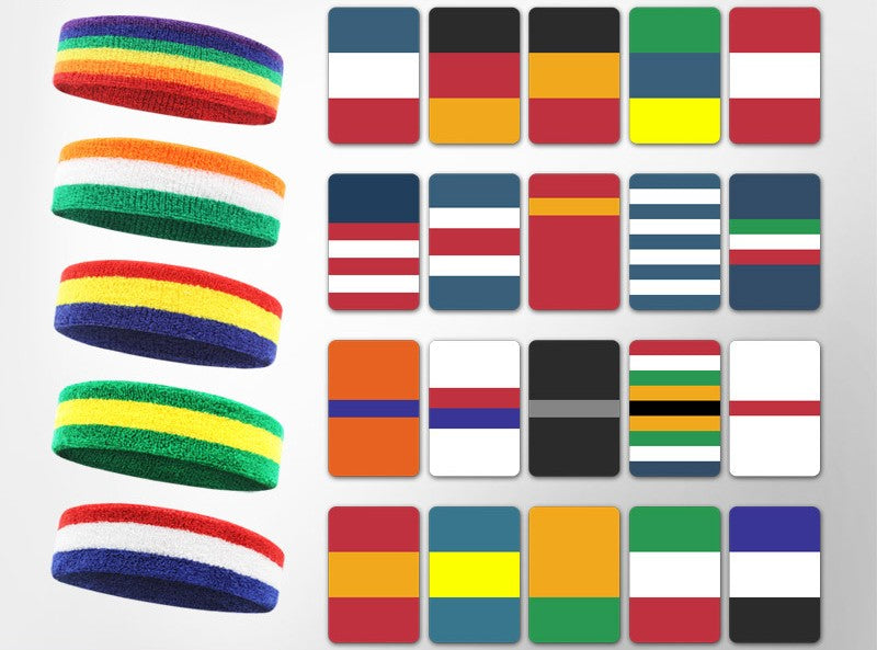 Breathable Running Headband Terry Cloth Headband