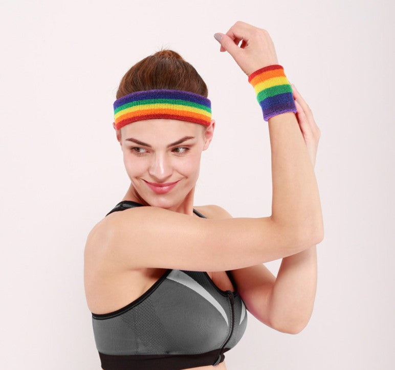 Breathable Running Headband Terry Cloth Headband
