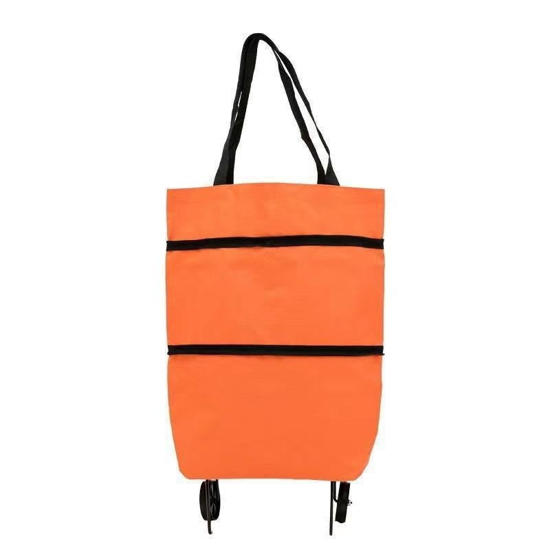 2" 1 Lightweight Collapsible Shopping Cart Travel Bag for Women or Men
