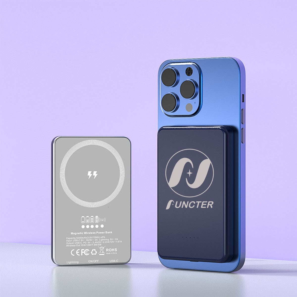5000mAh Ultra Thin Magnetic Wireless Power Bank 20W Fast Charging Power Bank