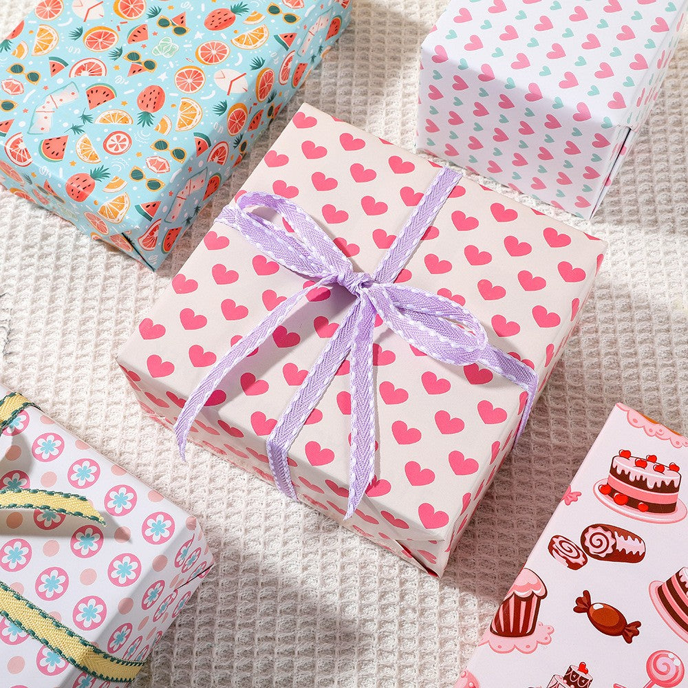 Coated Paper Wrapping Paper Gift Package 27 x 20"