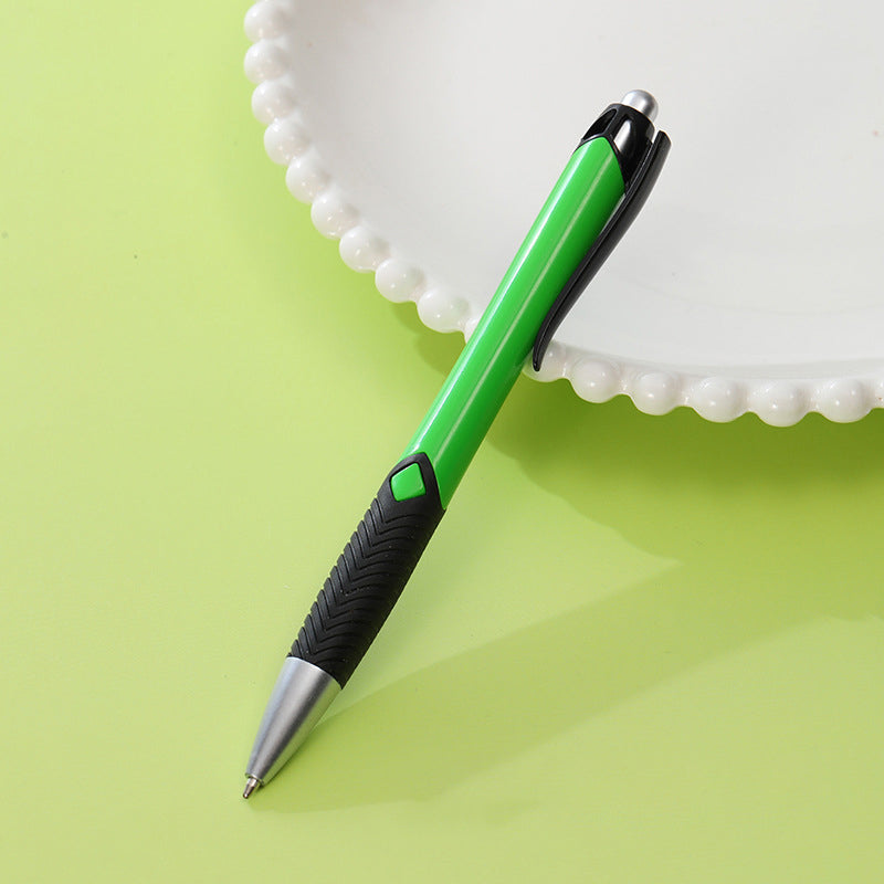 Ballpoint Pen W/ Rubber Grip/Clip