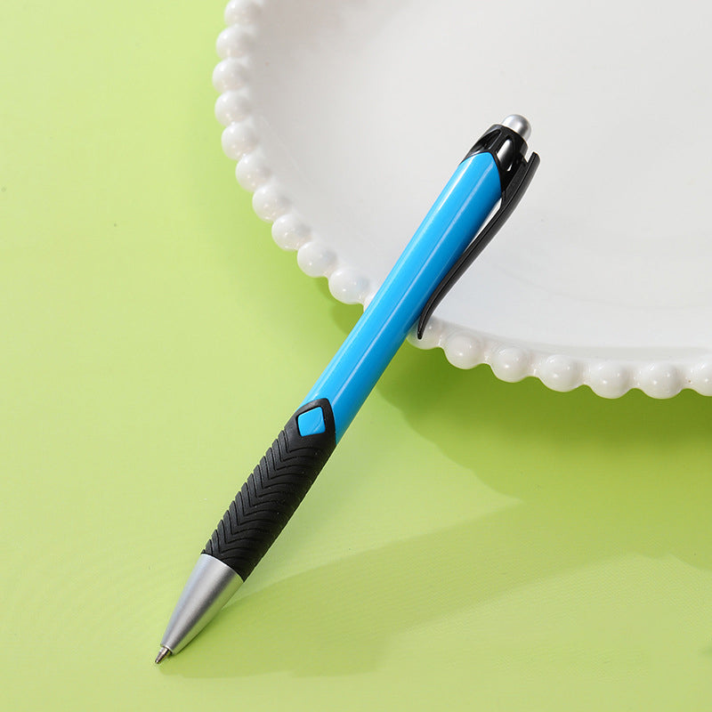 Ballpoint Pen W/ Rubber Grip/Clip
