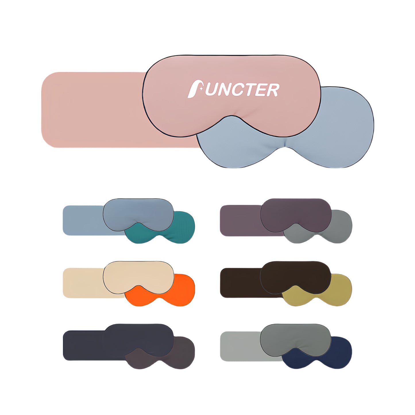 Milk Silk Cooling Sleep Mask Breathable W/ Adjustable Strap