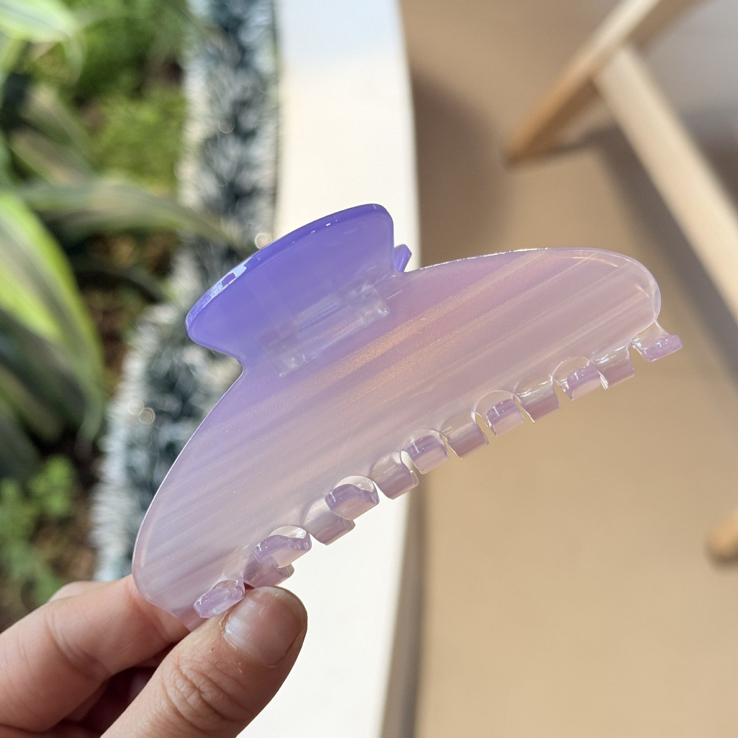 Purple/White