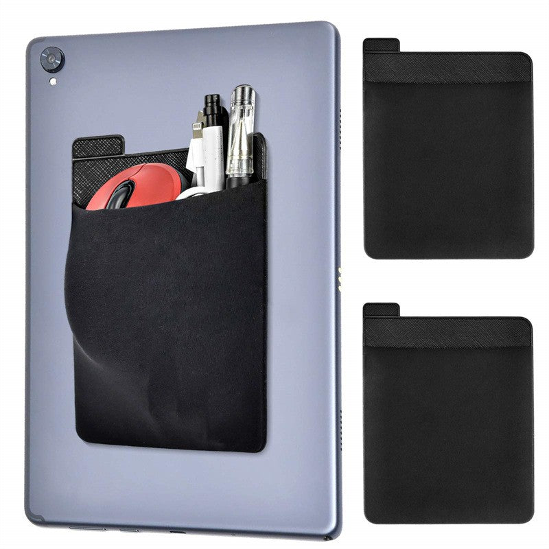 Stretch Lycra Laptop Pouch Mouse Bag Tablet Stick-On Card Pocket