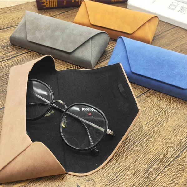 PU Leather Glasses Case Hard Shell Anti Scratch