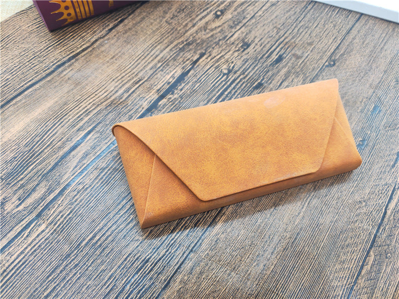 PU Leather Glasses Case Hard Shell Anti Scratch