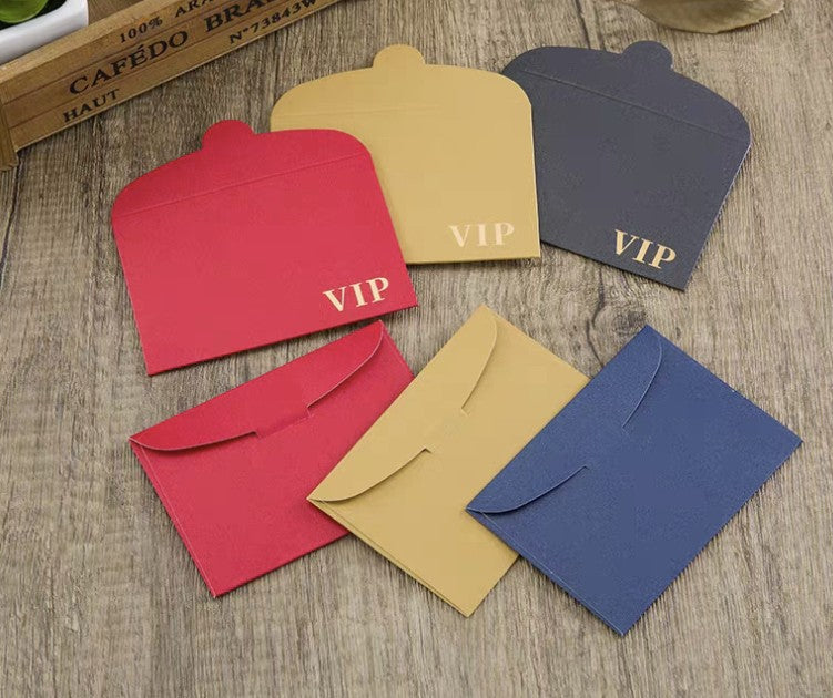 Pearlescen Business Envelopes W/Insert Small Envelopes 2.75x3.94"