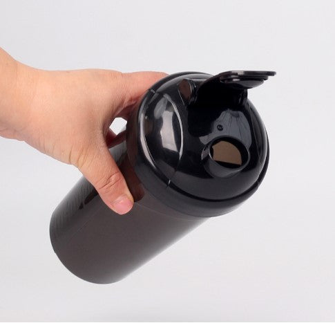Protein Shaker Bottle W/ Measurement Scale, Leakproof Fitness Mixing Cup 23 oz.