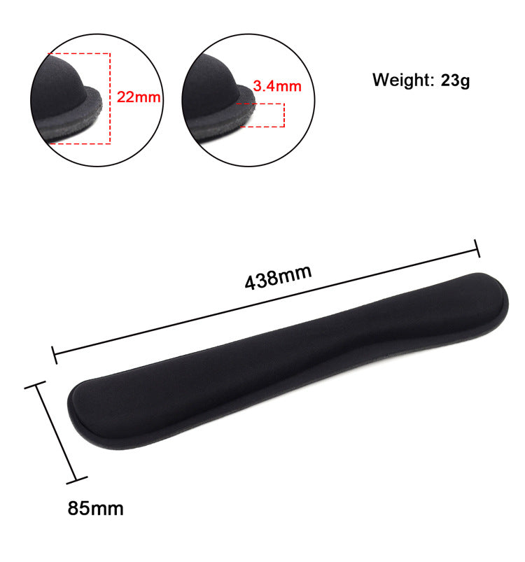 EVA Computer Keyboard Hand Rest Cushion W/ Memory Foam