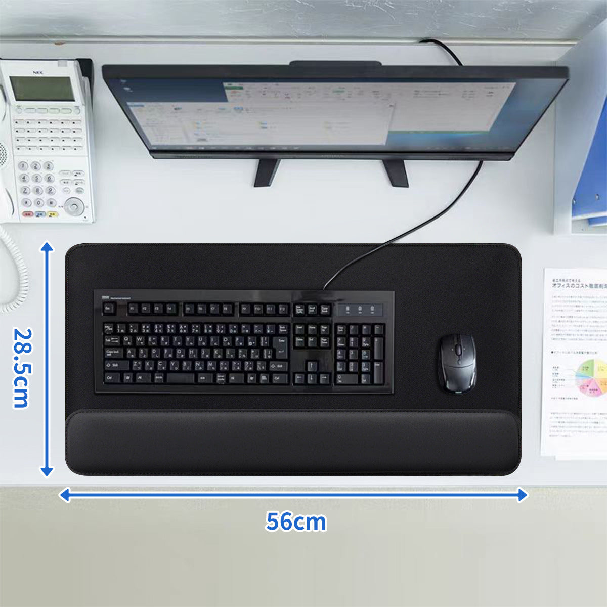 Memory Foam Wrist Rest Mouse Pad