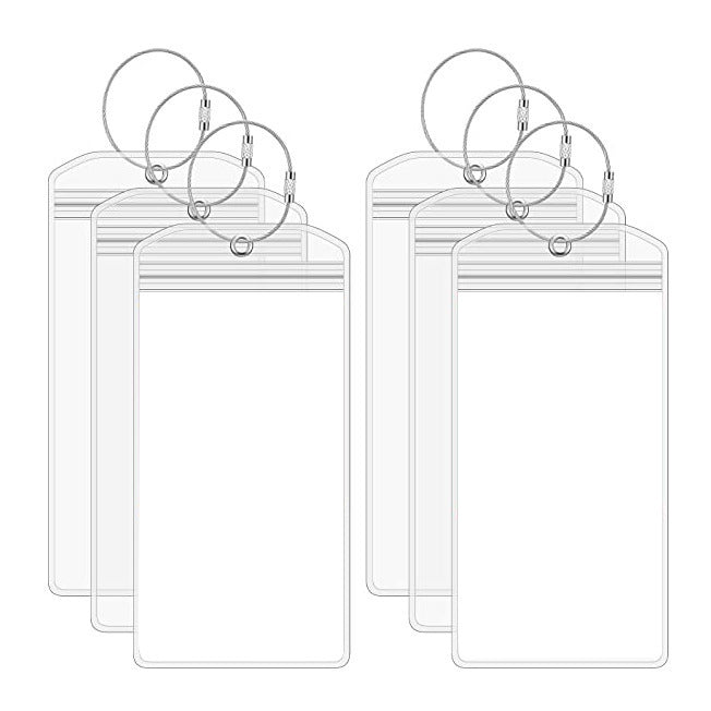 Transparent PVC Luggage Tag