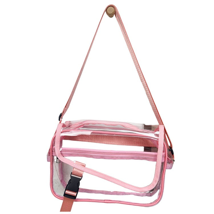 PVC Large Capacity Transparent Crossbody Bag
