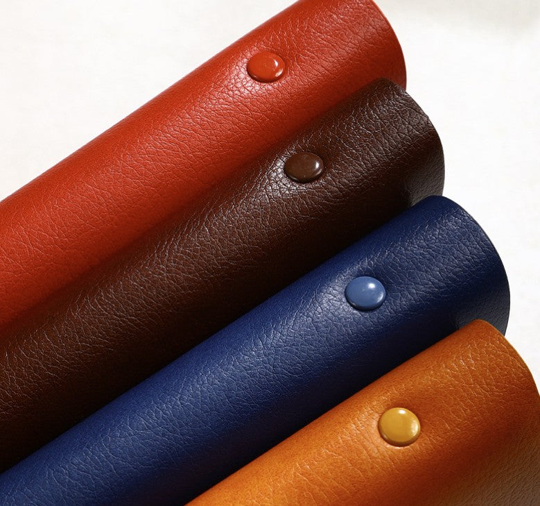 A5 Soft Leather Binder Notebook W/ Pen Holder