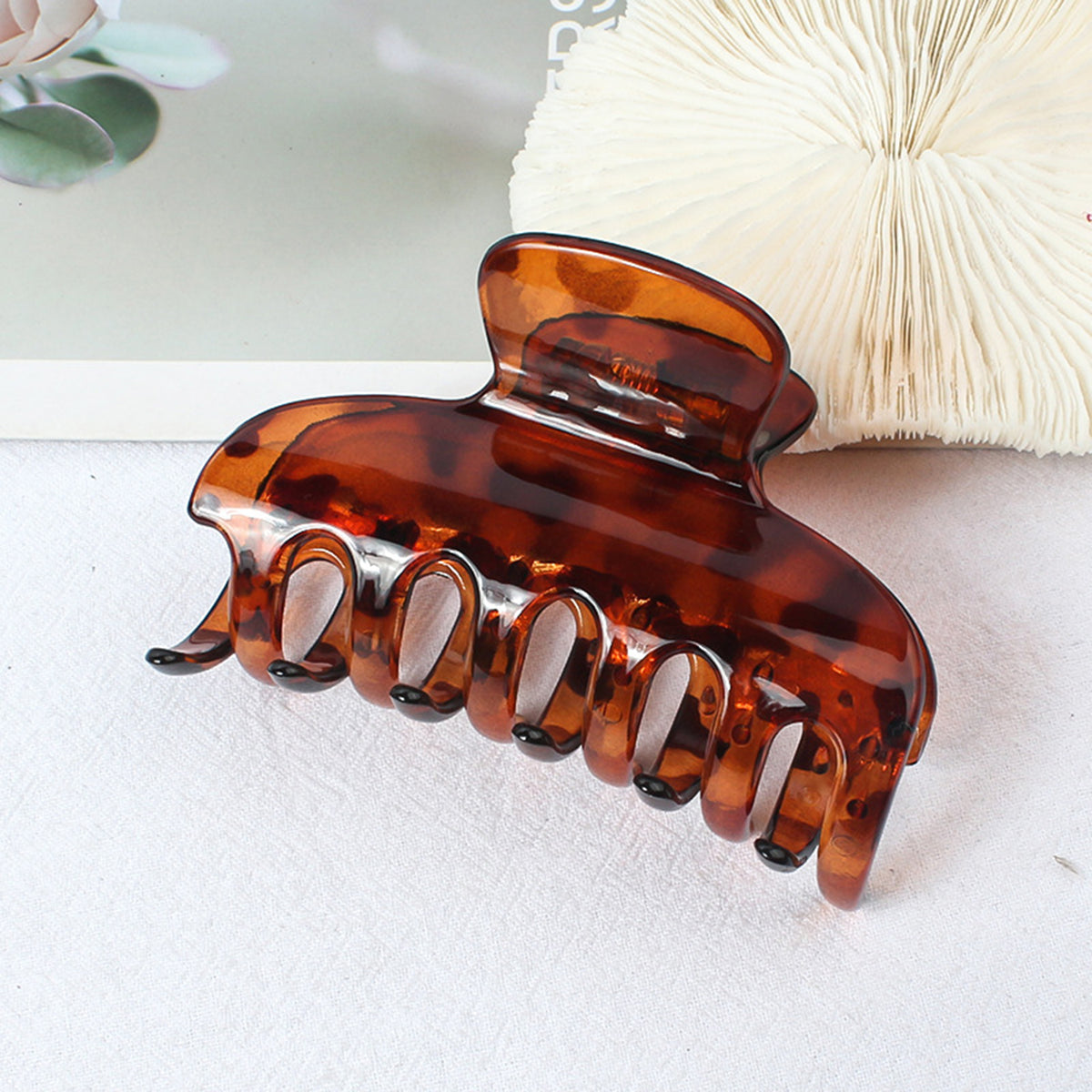 Neutral Rectangle Hair Claw Clips Hair Clips