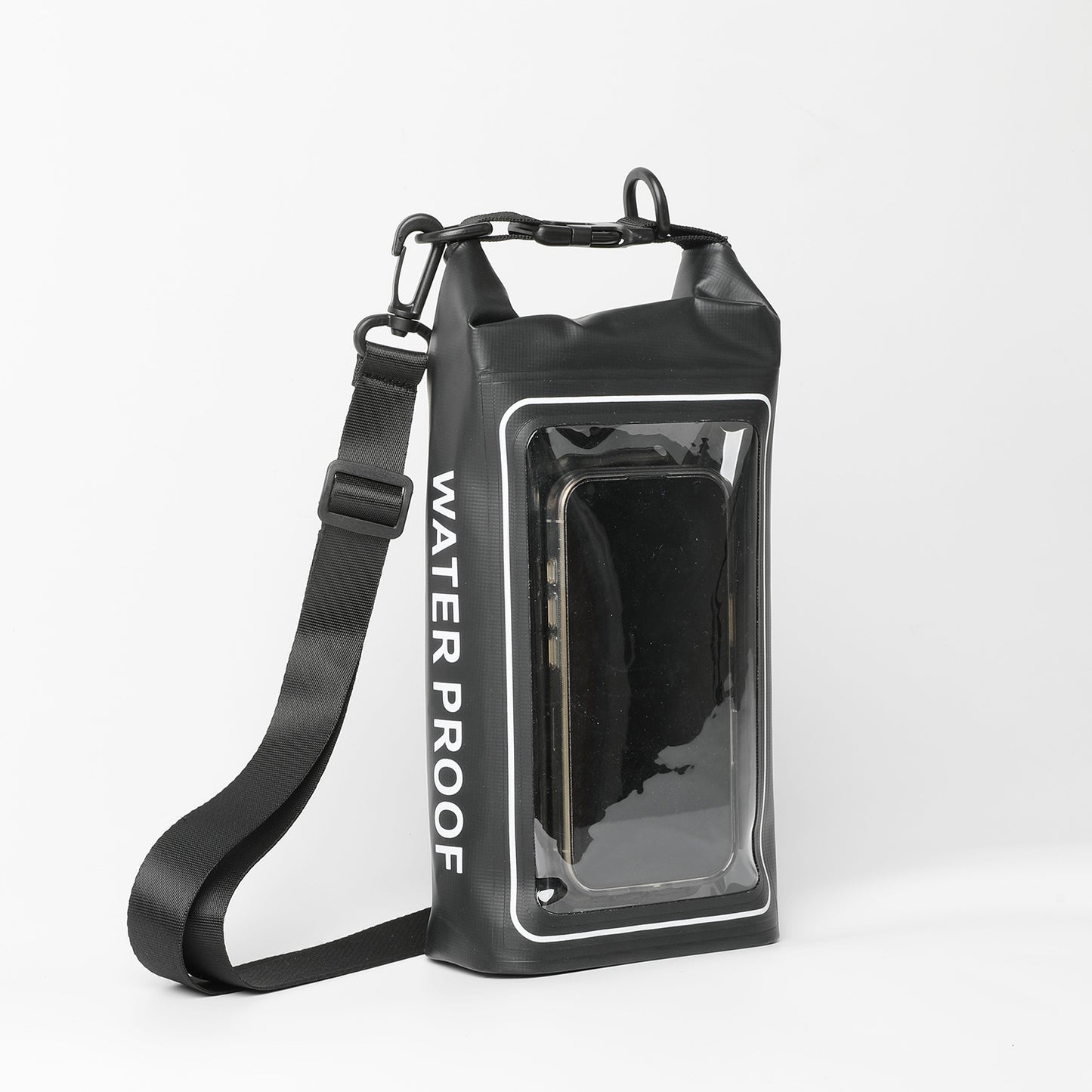 2L Foldable Crossbody Bag Waterproof Dry Bag W/ Window