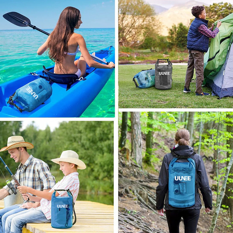Transparent Foldable Waterproof Tube Bag/Dry Bag