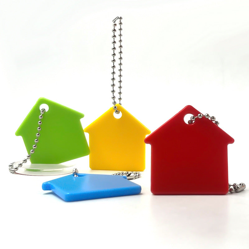 PVC Soft Material House Shape Key Tag Pet Tag