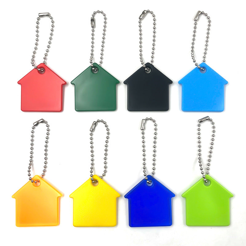 PVC Soft Material House Shape Key Tag Pet Tag