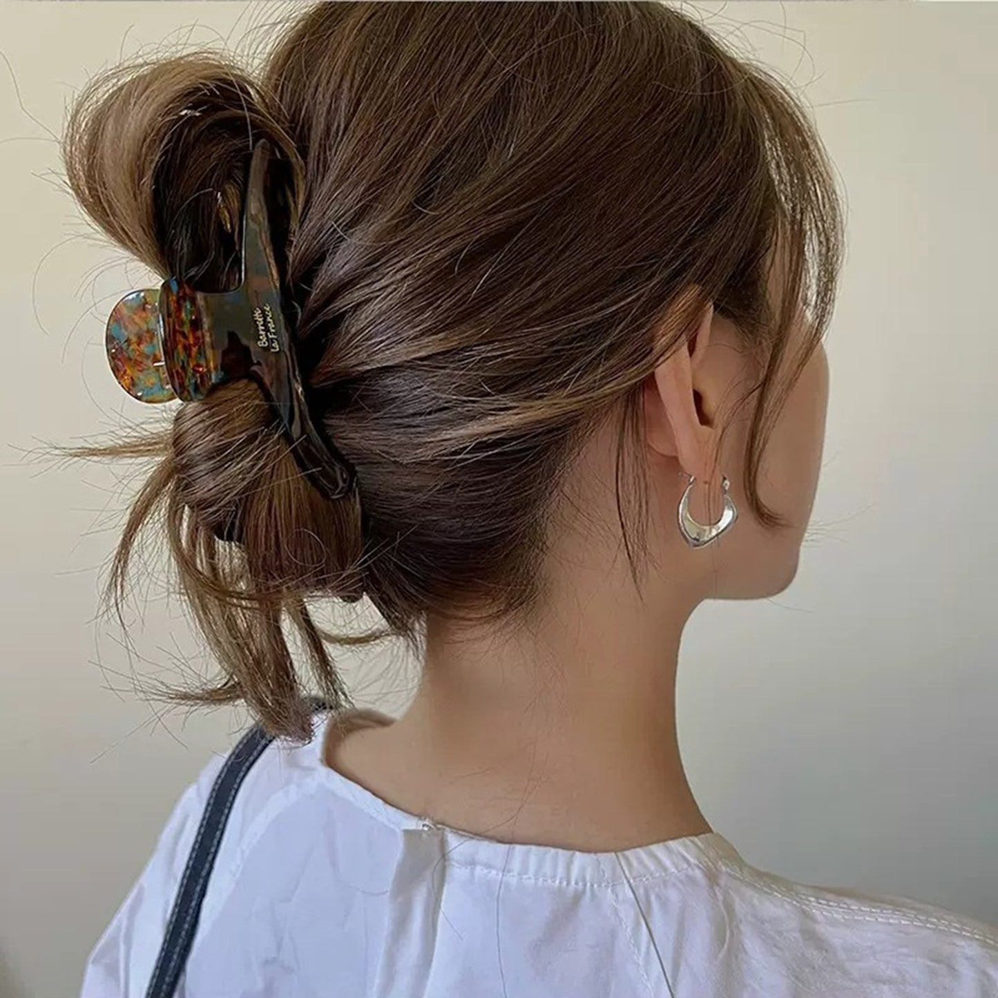 Retro Acetate Hair Claw Clips