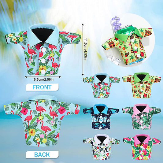 Full Color Shirt Shaped Can Cooler Sleeve