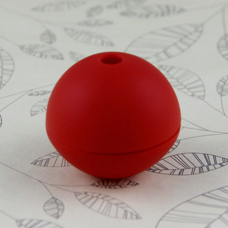 Single Sports Ball Ice Cube Molds Soccer Shaped Silicone Ice Ball Mold