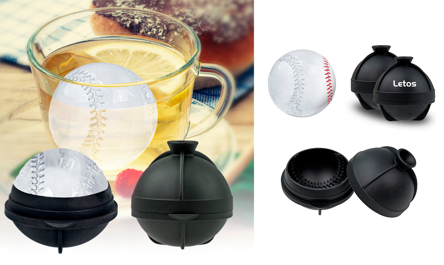 Large Single Golf Ball Shaped Silicone Ice Ball Mold Sports Ball Ice Cube Molds