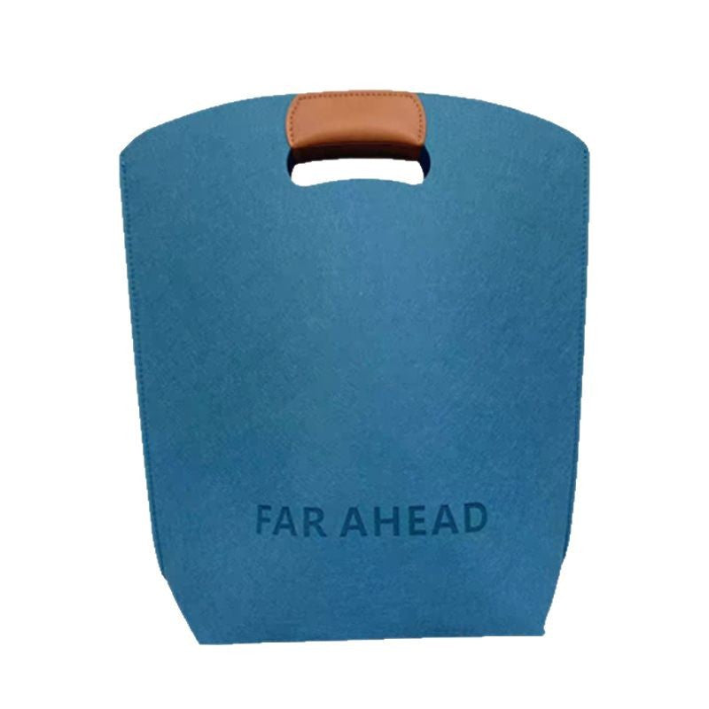Felt Tote Bag Shopping Bag W/Handler