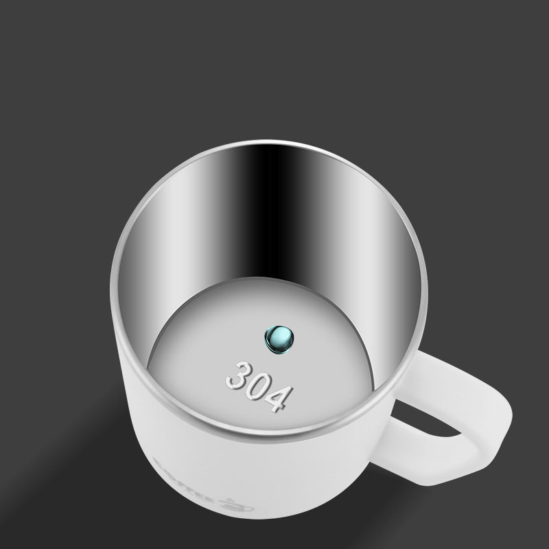16 Oz. Stainless Steel Coffee Mug W/ Lid