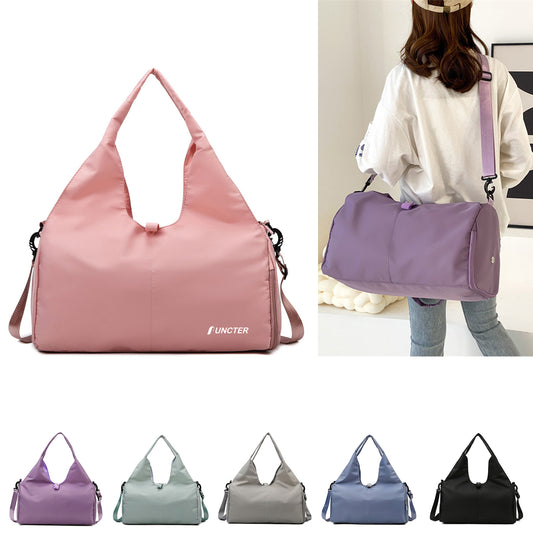 Women's Gym Yoga Duffle Bag With Handle And Shoulder Straps