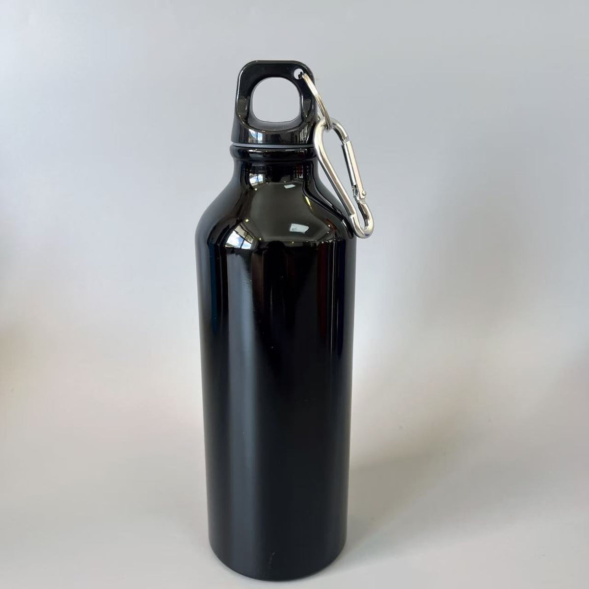 Custom 16 Oz. Aluminum Sports Bottle W/Carabiner & Twist Cap