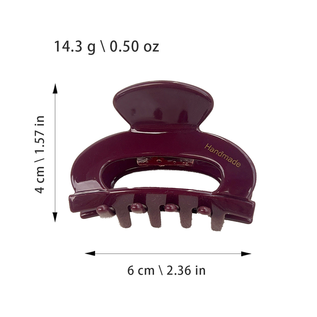 Acetate Hair Claw Clips