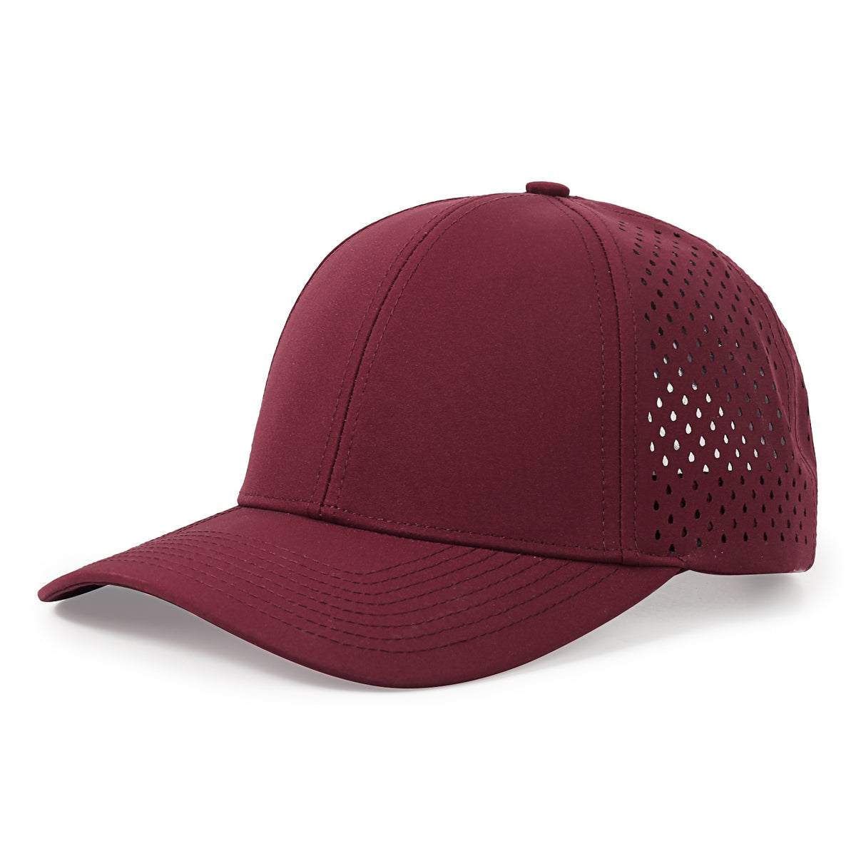 Light Weight Breathable Structured 6 Penel Running Hat For Men And Women
