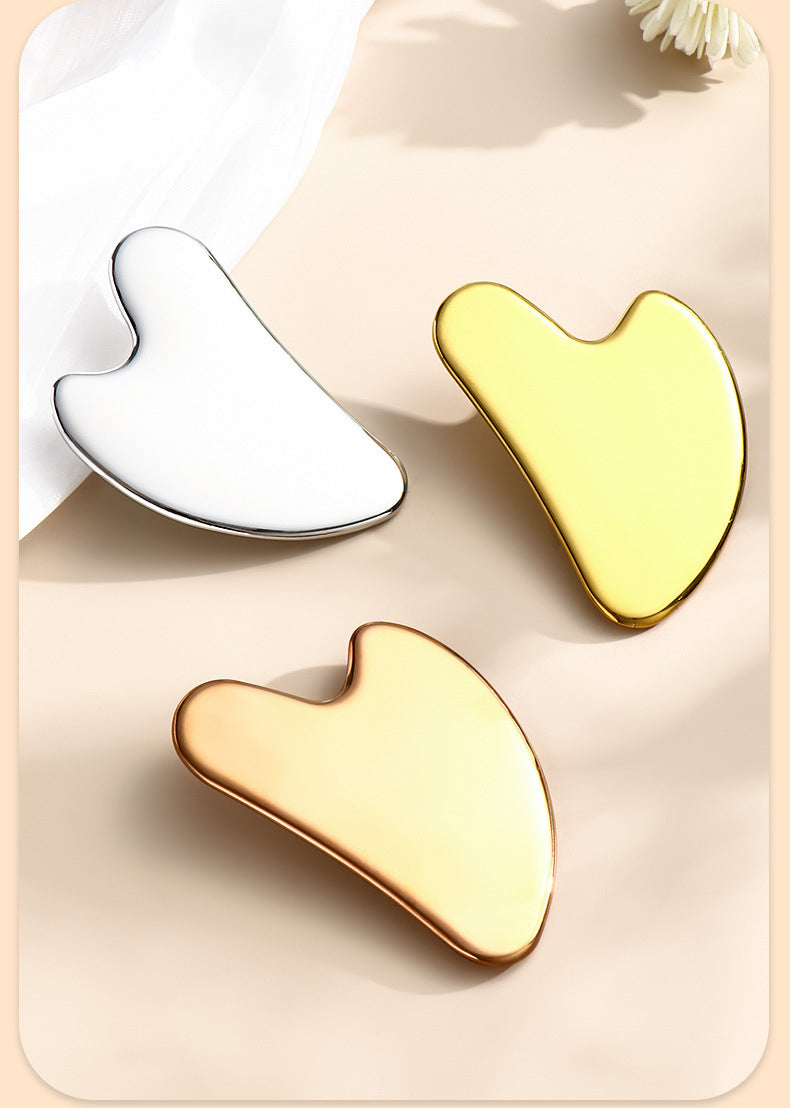Heart Shaped Stainless Steel Gua Sha Tools/5mm Thickness