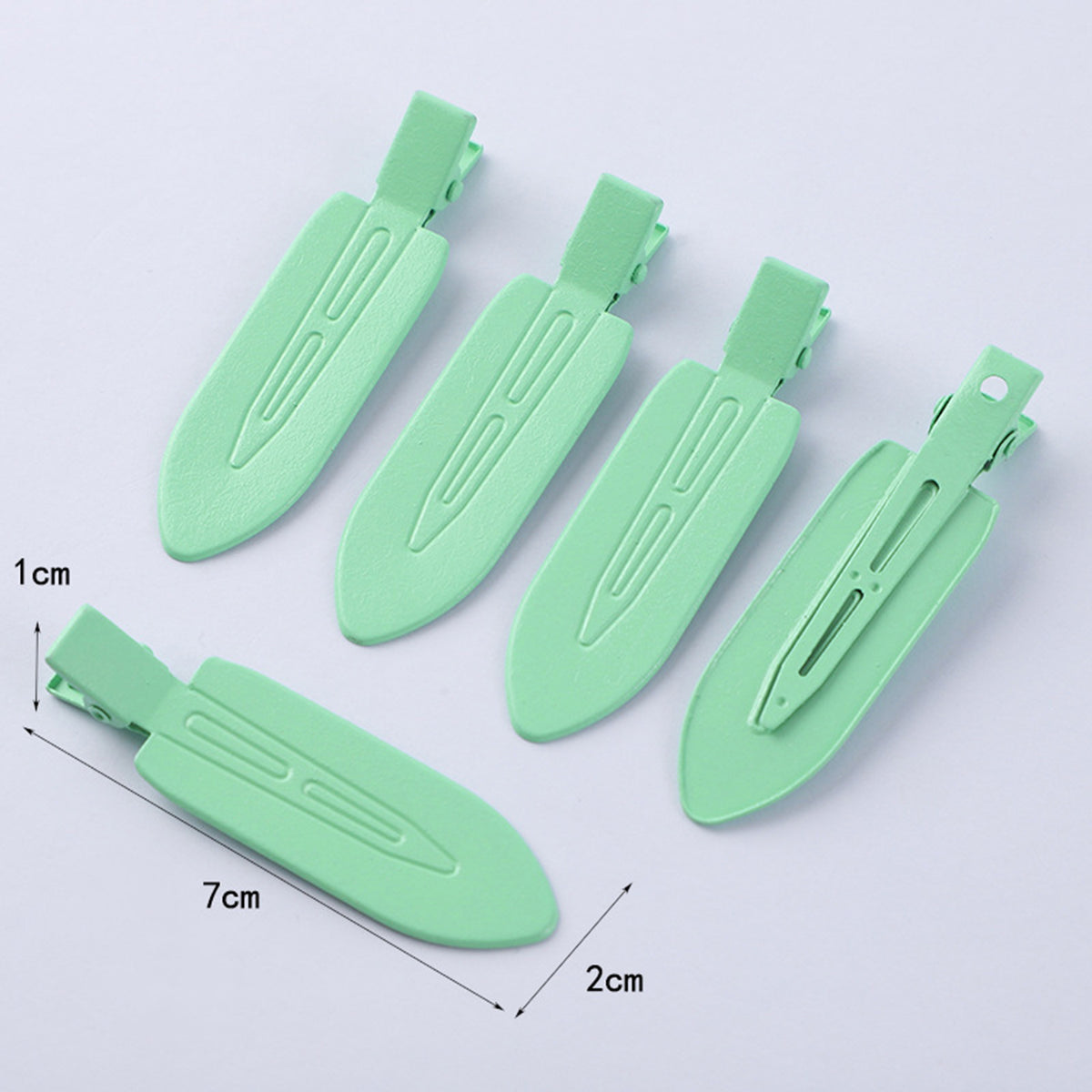 2PCS Creaseless Metal Hair Clips