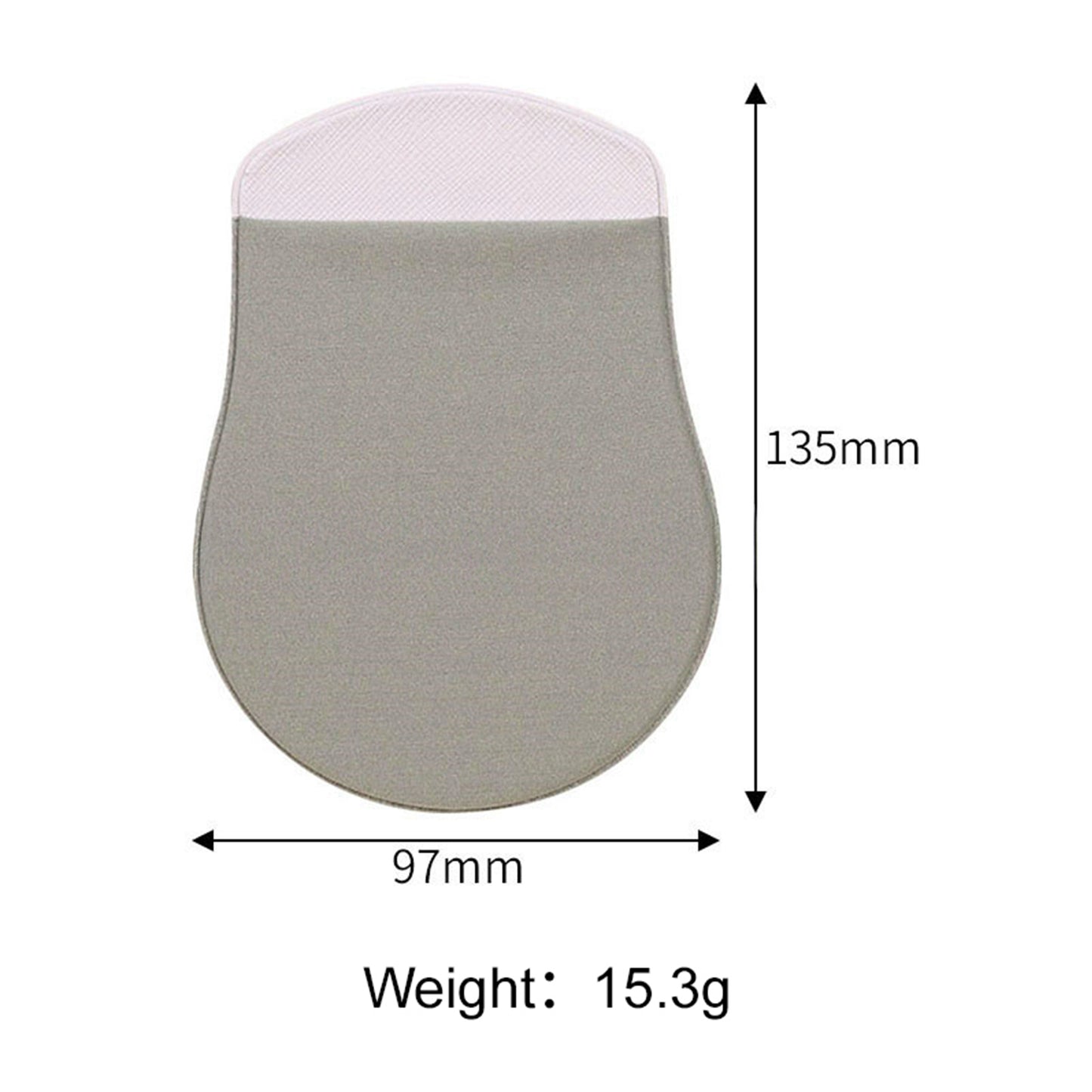 Laptop Back Adhesive Storage Bag Seamless Elastic Lycra Mouse Pocket