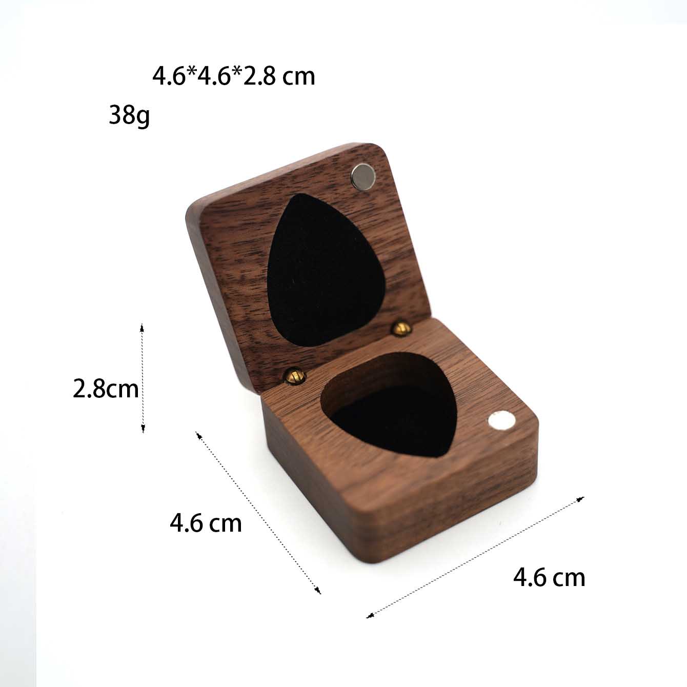 Guitar Pick Wooden Case