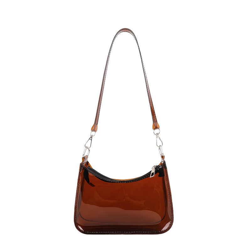 Clear PVC Stadium-Approved Shoulder Bag