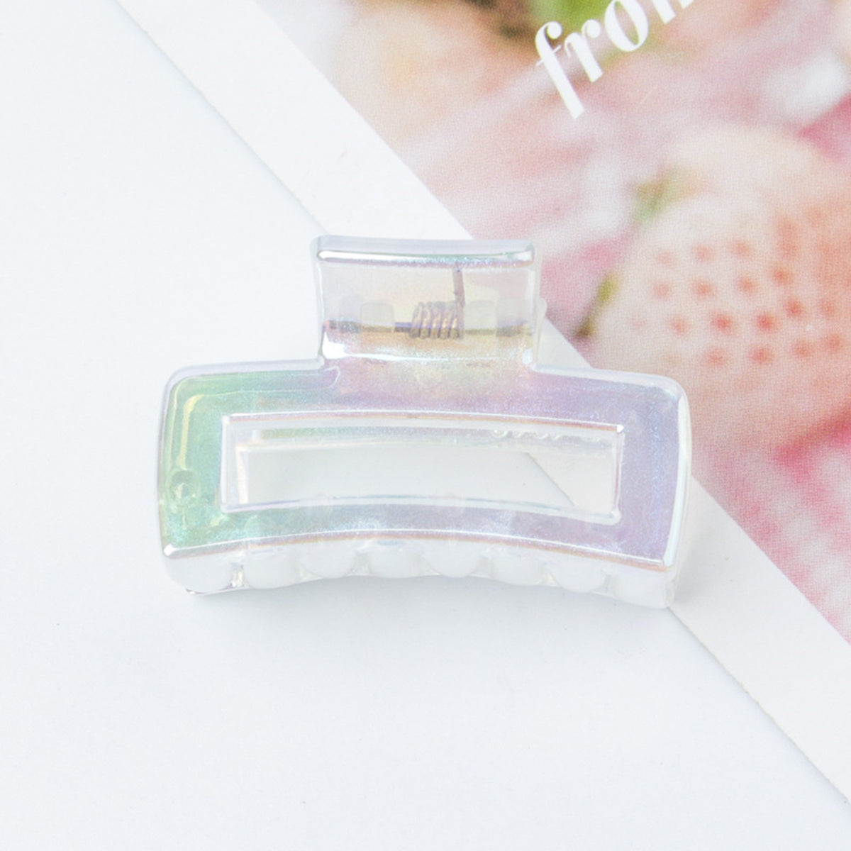 1.57" Transparent Starry Color Hair Claw Clips