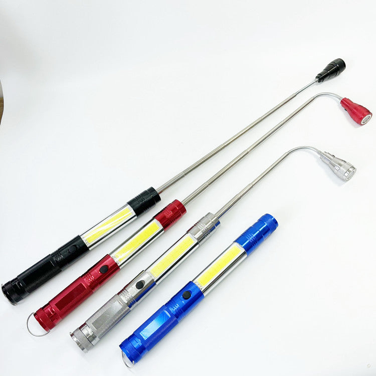 COB+3 LED Magnetic Bendable Inspection Light Dual Magnet Work Light Corner Picker