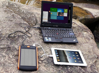 High Capacity Voltage Adjustable Solar Power Bank 23000 mAh