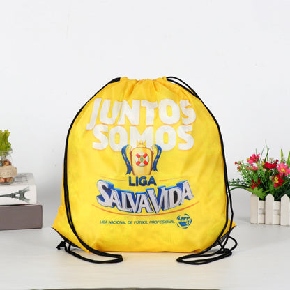 16.9 x 16.9" 210D Polyester Drawstring Backpack for Party Gym Sport Trip
