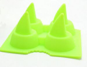 Horn Shaped Silicone Ice Tray